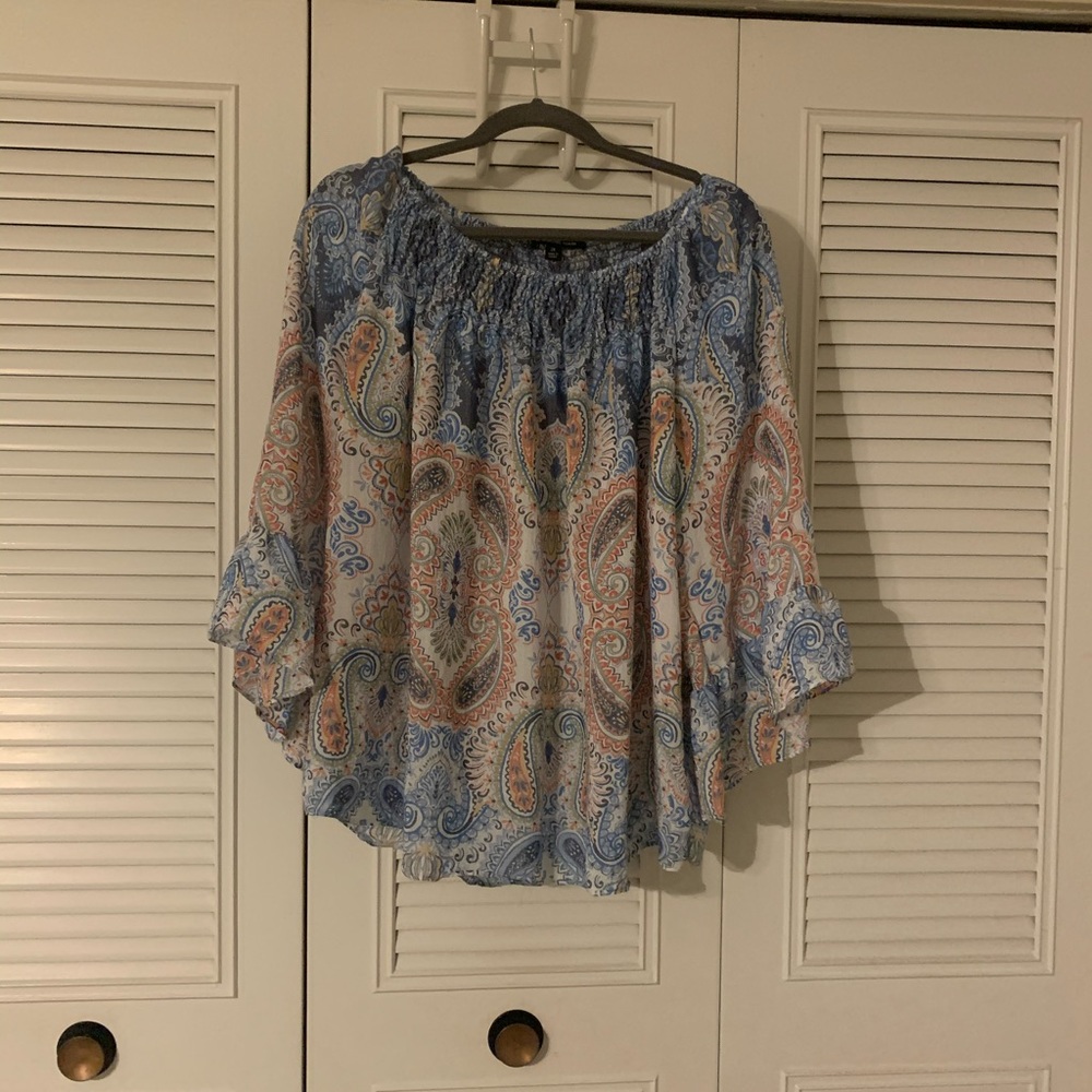 Zach and Rachel 2XL Paisley top